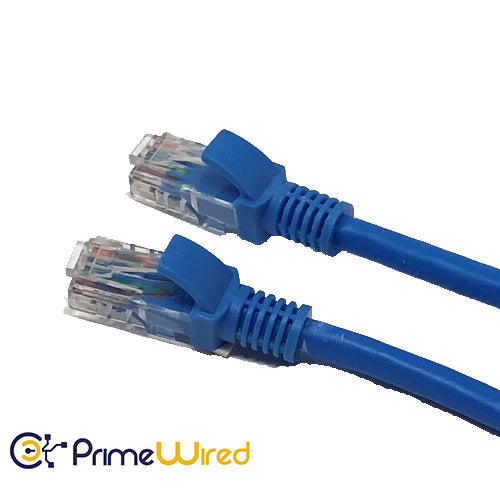 Primewired, Patch cord Cat.5e UTP, Snag-Proof Boot, 26AWG, Blue   35 ft.