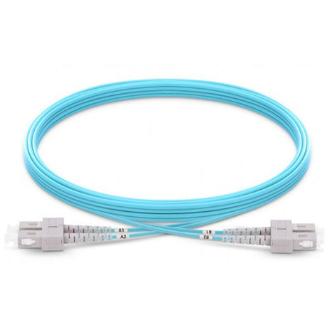 Fiber Patch Cord Multimode Duplex SC/SC 50u OM4 10gig-LSZH,  3ft