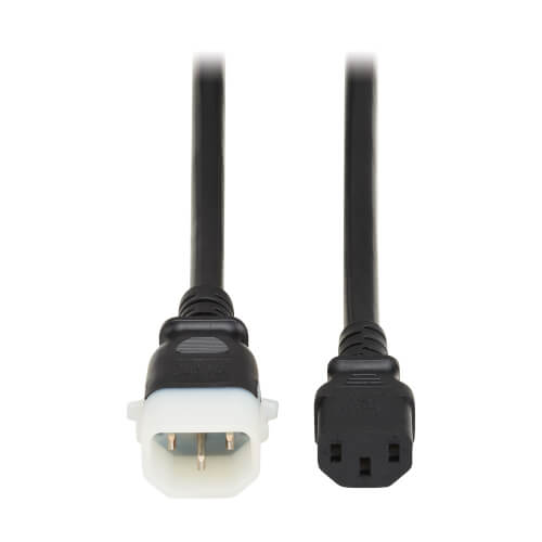 Tripp Lite PDU Power Cord, C13 to P-Lock C14 - Heavy-Duty, 15A, 250V, 14AWG,6ft