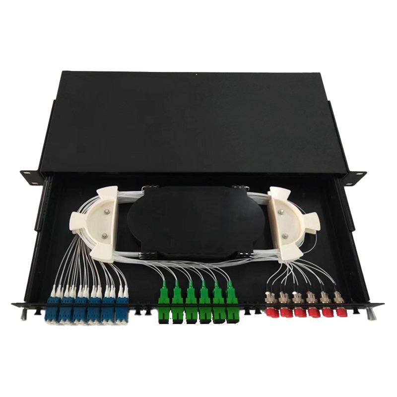 Primewired Fiber Enclosure, 19” Rack Mount Patch Panel, 1U 3 LGX slots