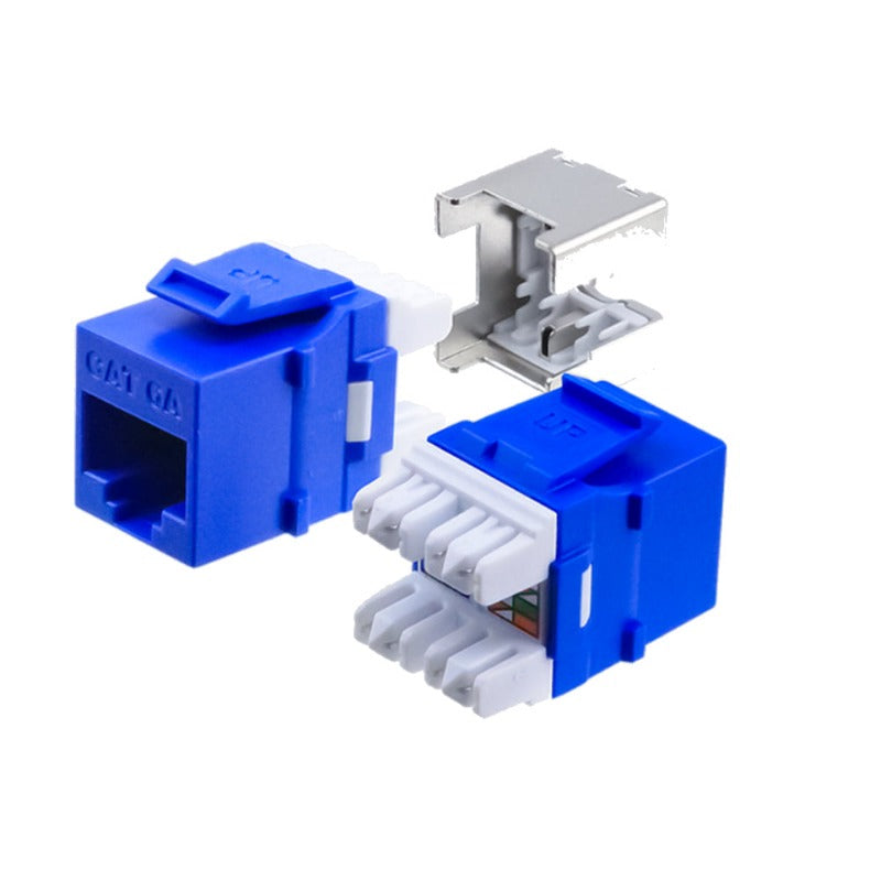 Wavenet Keystone Jack CAT6A, HD Series, UTP, 110-Type, 8P8C, T568A/B, Blue