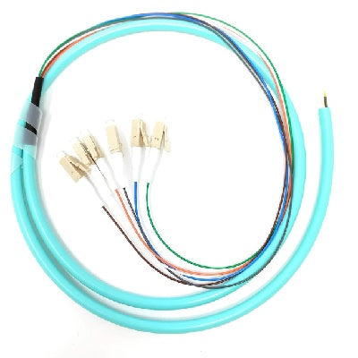 Primewired Fiber Pigtail Multimode 1m LC/UPC OM4, 6 cores (w/outside jacket)