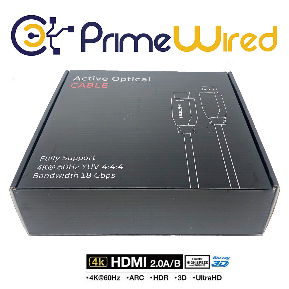 HDMI Fiber Active Optical Cable, 2.0, 4K High Speed Cable,  80M